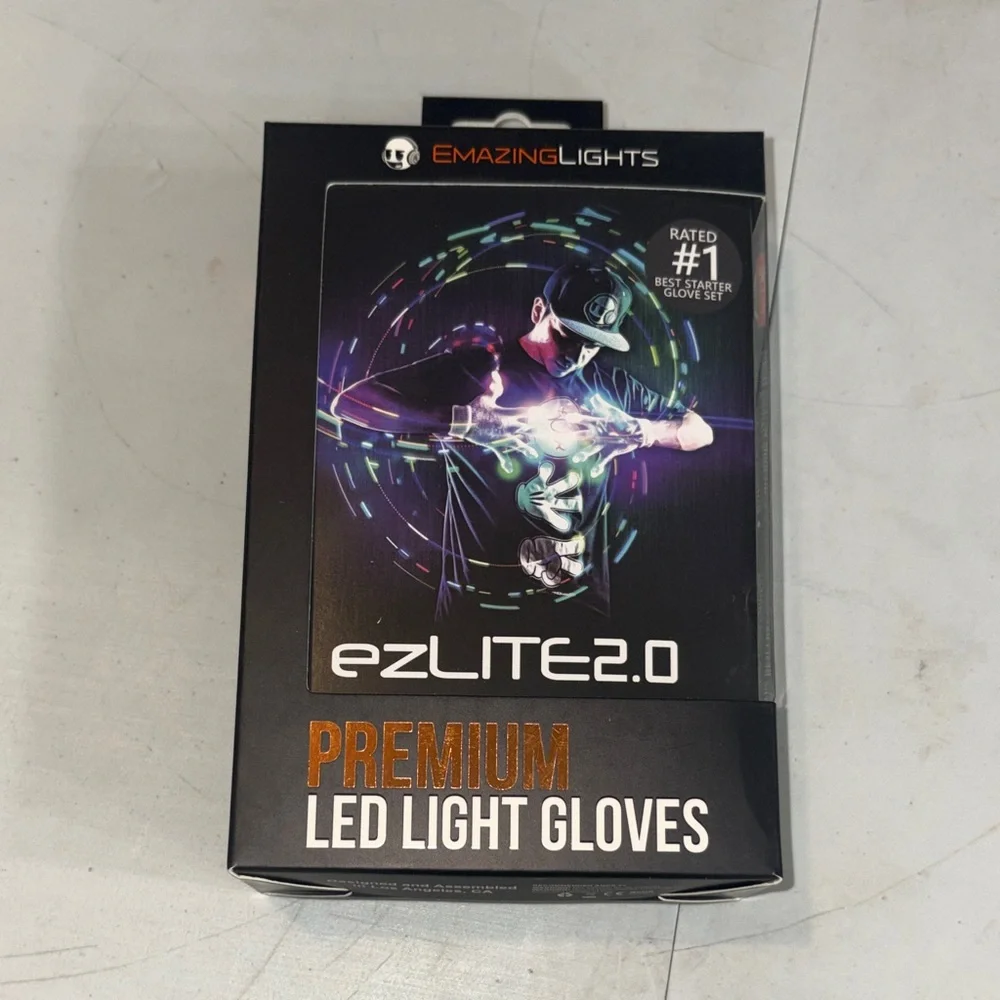 EmazingLights ezLite 2.0 LED Light Gloves - Picture 1 of 2